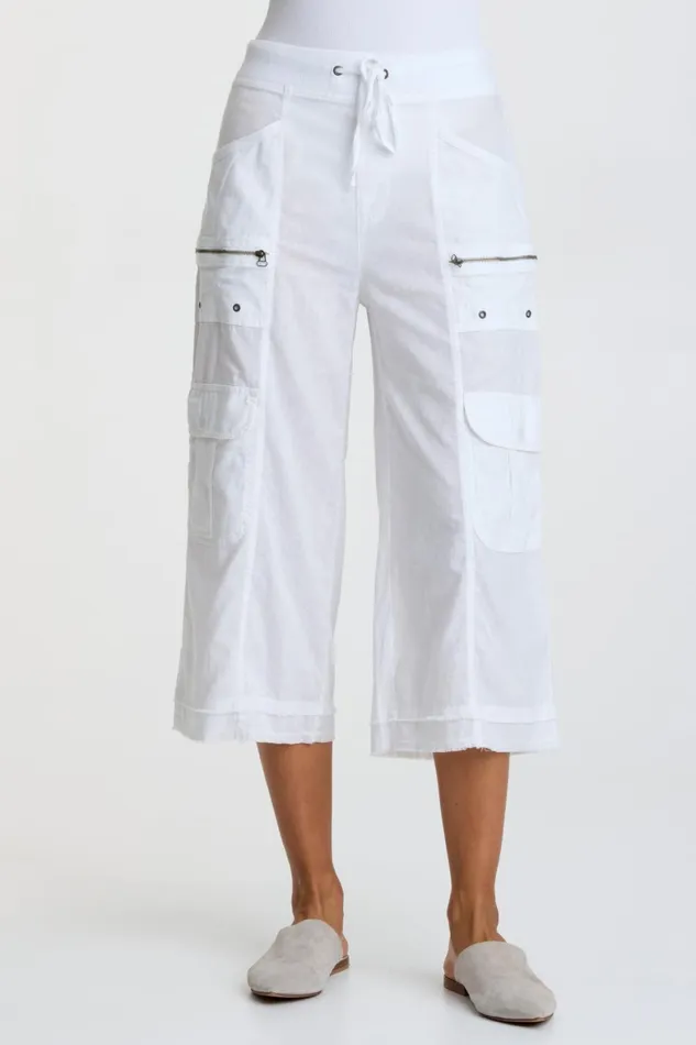 XCVI Linen Birk Gaucho Women Crops