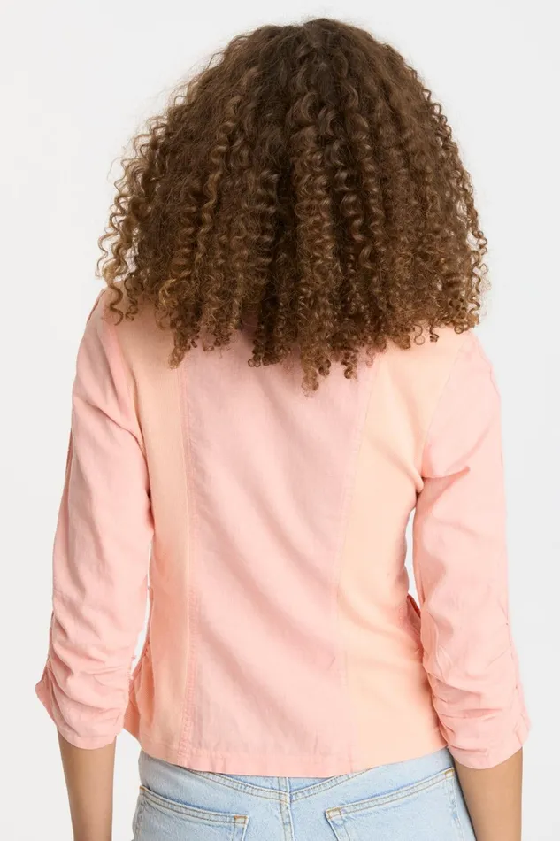 XCVI Linen Folksy Jacket Women Jackets
