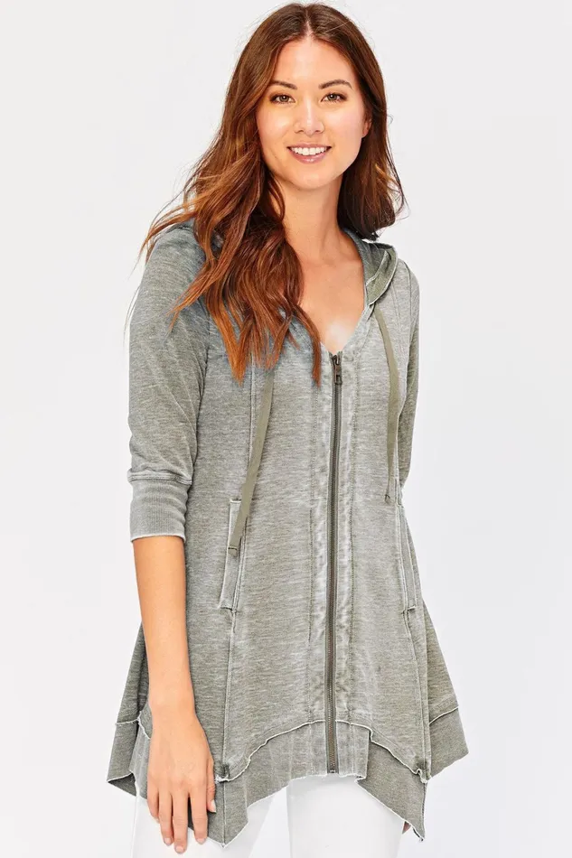 XCVI Mercantile Burnout Jacket Women Jackets