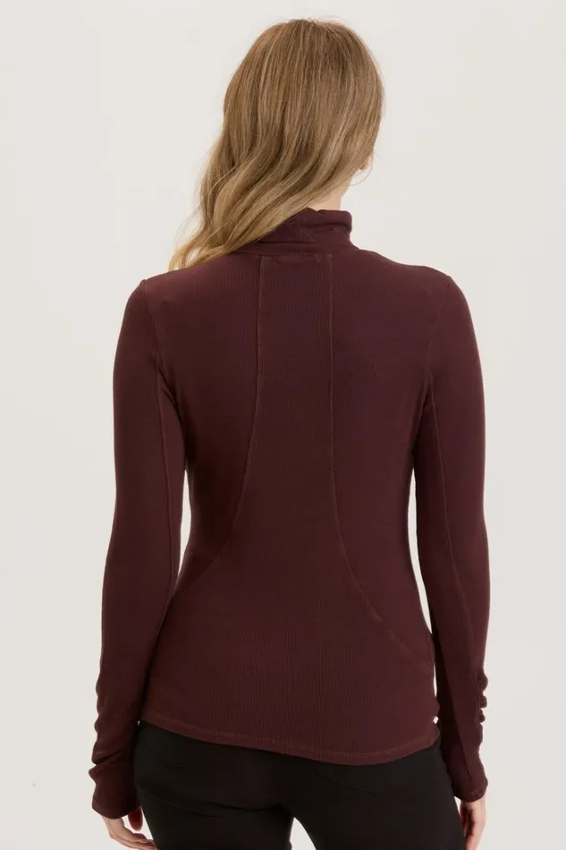 XCVI Rib Sorren Turtleneck Women Tees