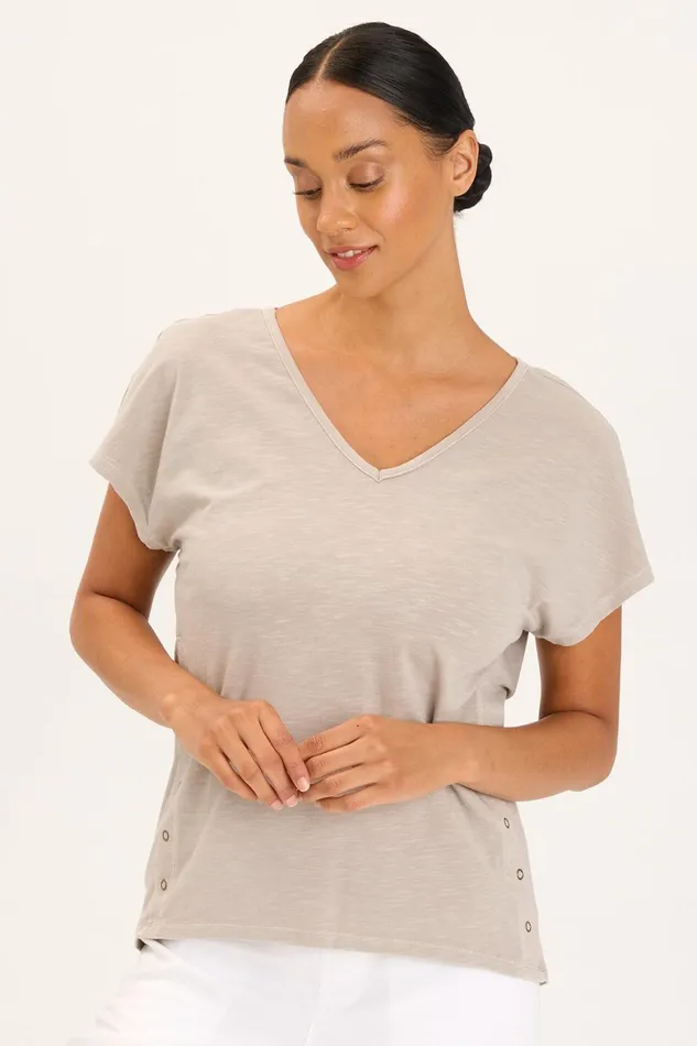 XCVI Slub Rian Top Women Tees