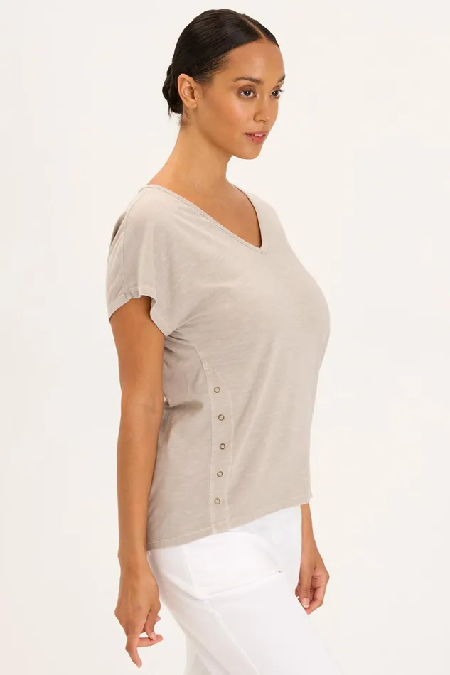 XCVI Slub Rian Top Women Tees