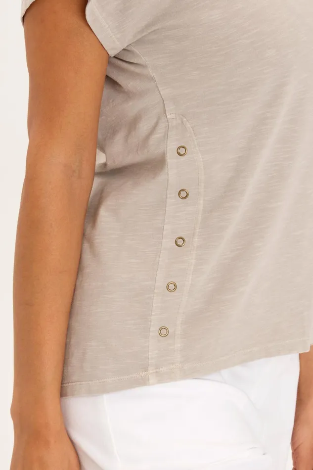 XCVI Slub Rian Top Women Tees