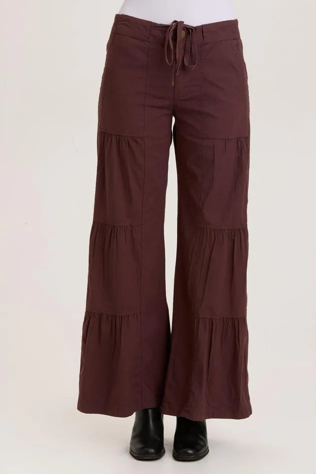 XCVI Terraced Wide Leg Pant Women Pants
