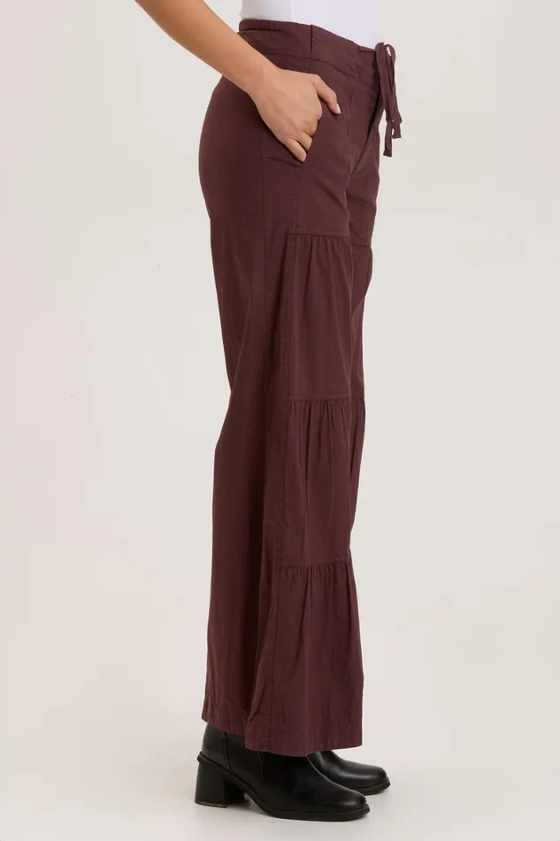 XCVI Terraced Wide Leg Pant Women Pants