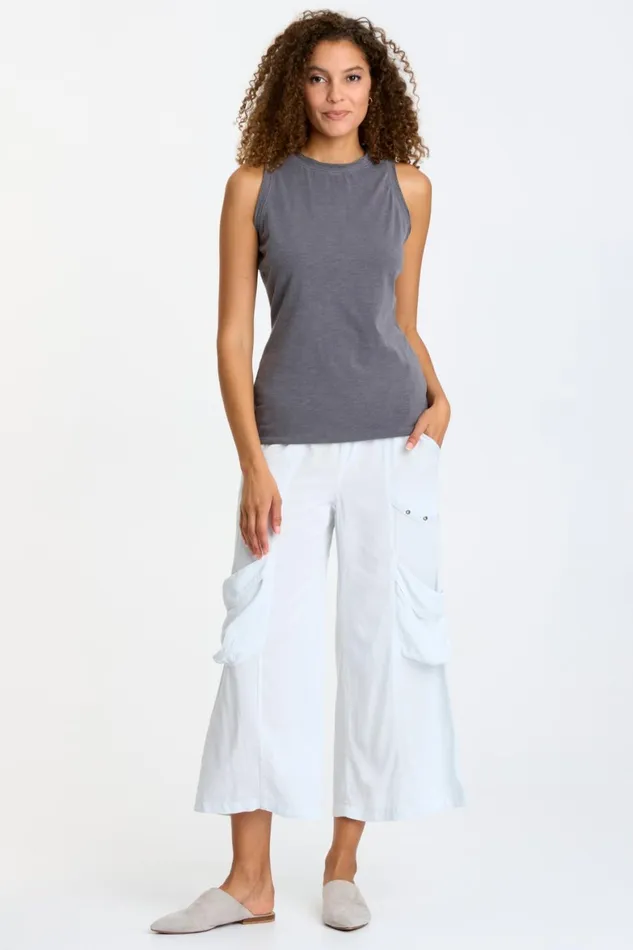 XCVI Twill Faulkner Crop Women Crops