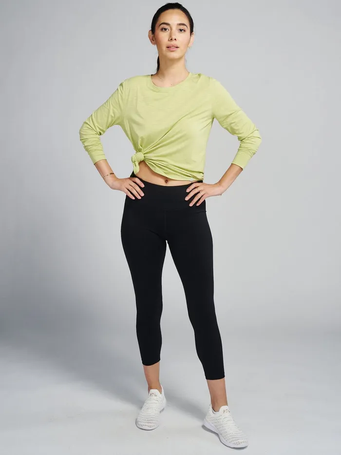 Yoga Studio Women Tasc Performance Longline Long Sleeve Shirts