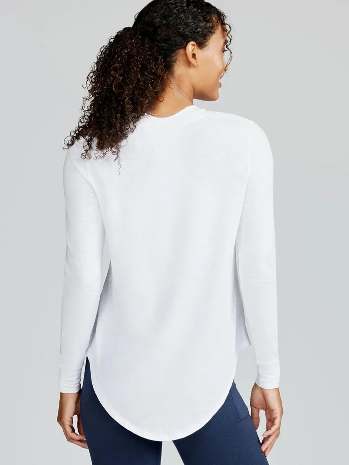 Yoga Studio Women Tasc Performance Longline Long Sleeve Shirts