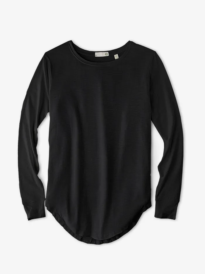 Yoga Studio Women Tasc Performance Longline Long Sleeve Shirts
