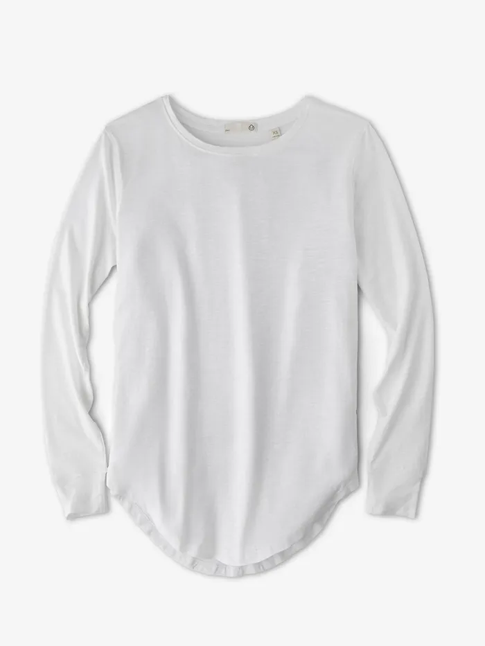 Yoga Studio Women Tasc Performance Longline Long Sleeve Shirts