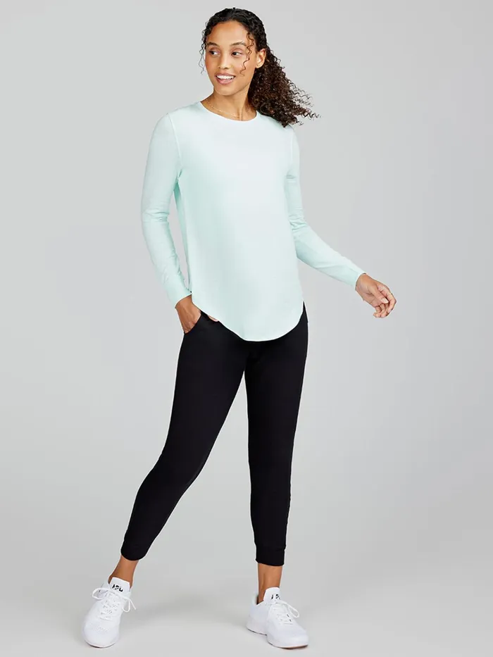 Yoga Studio Women Tasc Performance Longline Long Sleeve Shirts