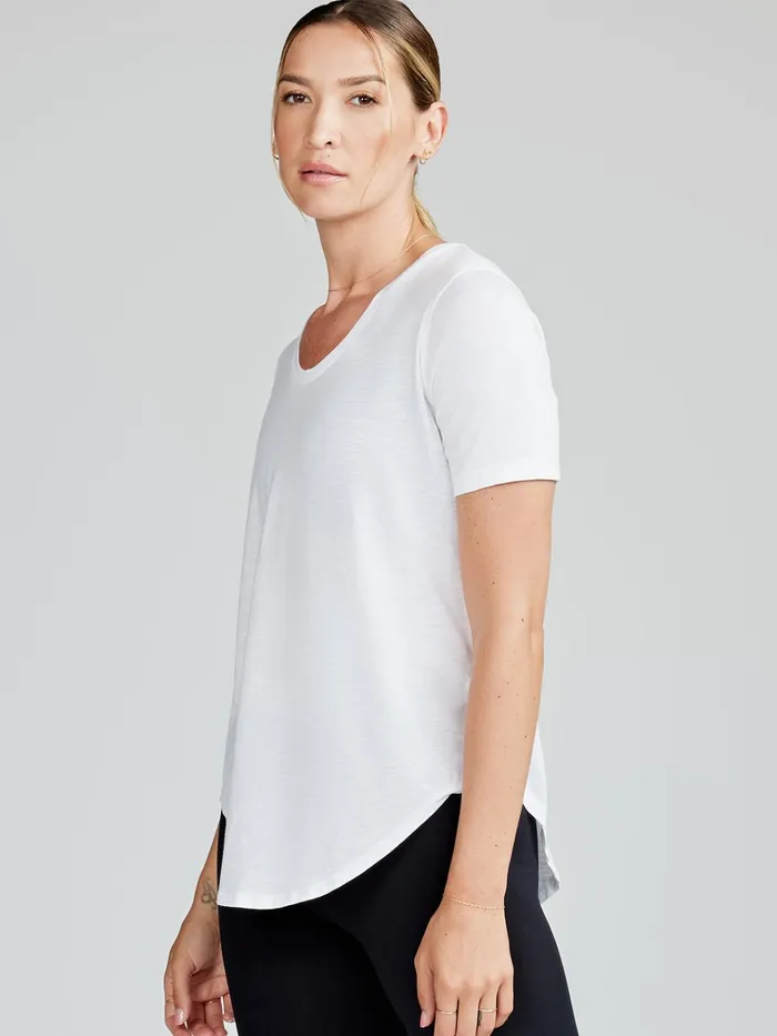 Yoga Studio Women Tasc Performance Longline TShirt