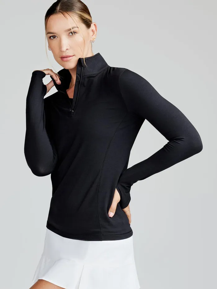 Yoga Studio Women Tasc Performance Recess Quarter Zip
