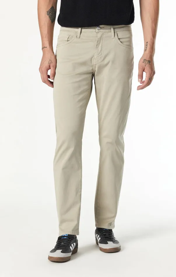 Zach Straight Leg In Aluminum Twill Men Mavi Jeans Pants Zach Straight Leg In Aluminum Twill Men Mavi Jeans Pants