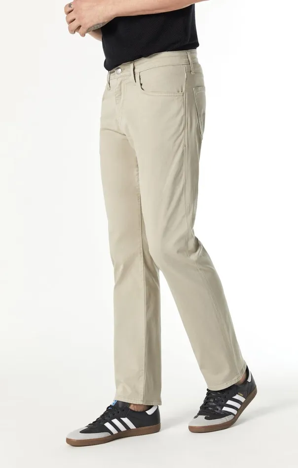 Zach Straight Leg In Aluminum Twill Men Mavi Jeans Pants Zach Straight Leg In Aluminum Twill Men Mavi Jeans Pants