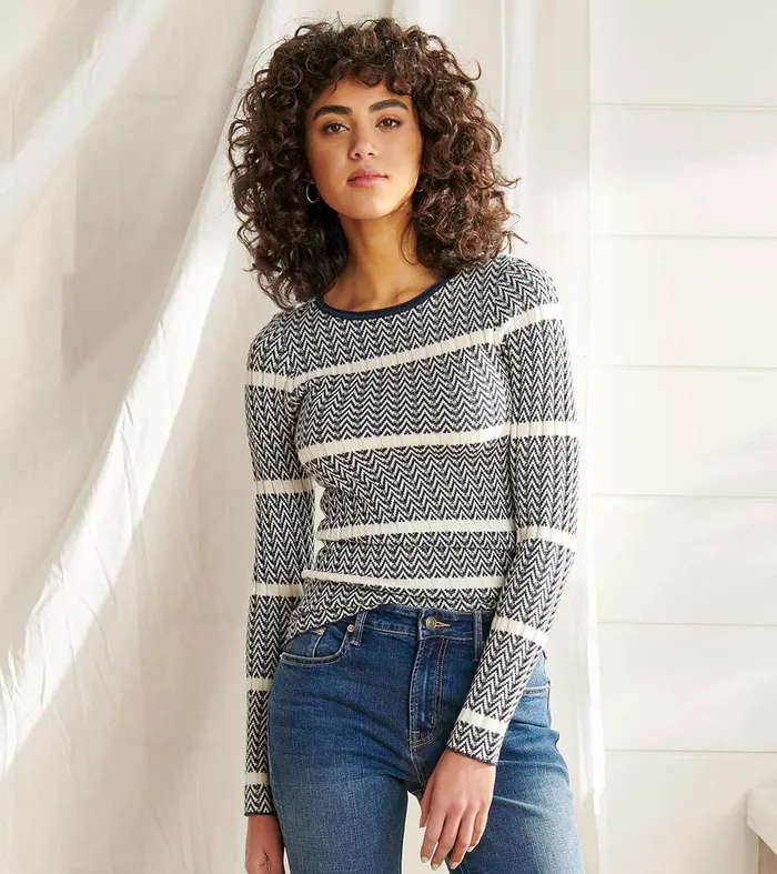 Zig Zag Sweater 8211 Maritime Hatley