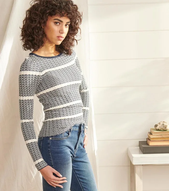 Zig Zag Sweater 8211 Maritime Hatley