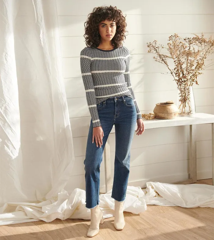 Zig Zag Sweater 8211 Maritime Hatley