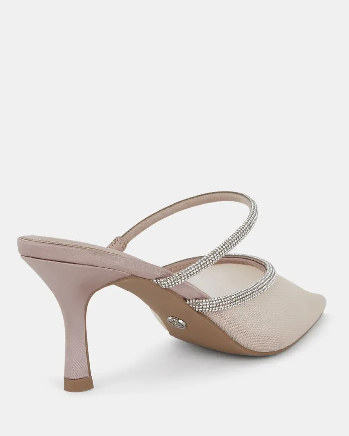 ZIGBY NUDE Closed Toe Heels Party NOVO Shoes Women