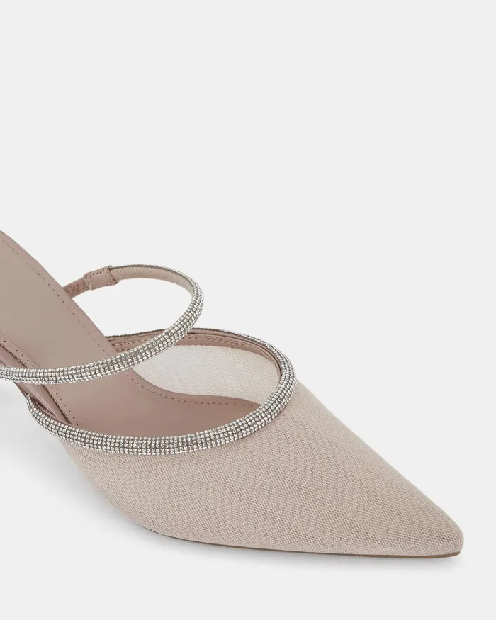 ZIGBY NUDE Closed Toe Heels Party NOVO Shoes Women